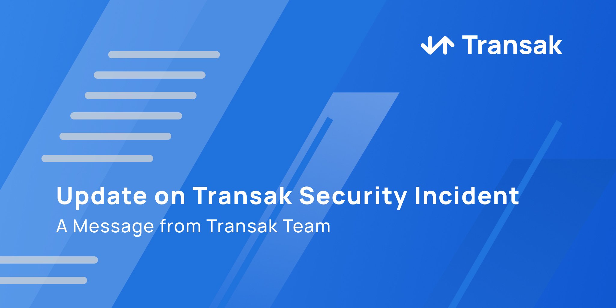 Transak Security Incident