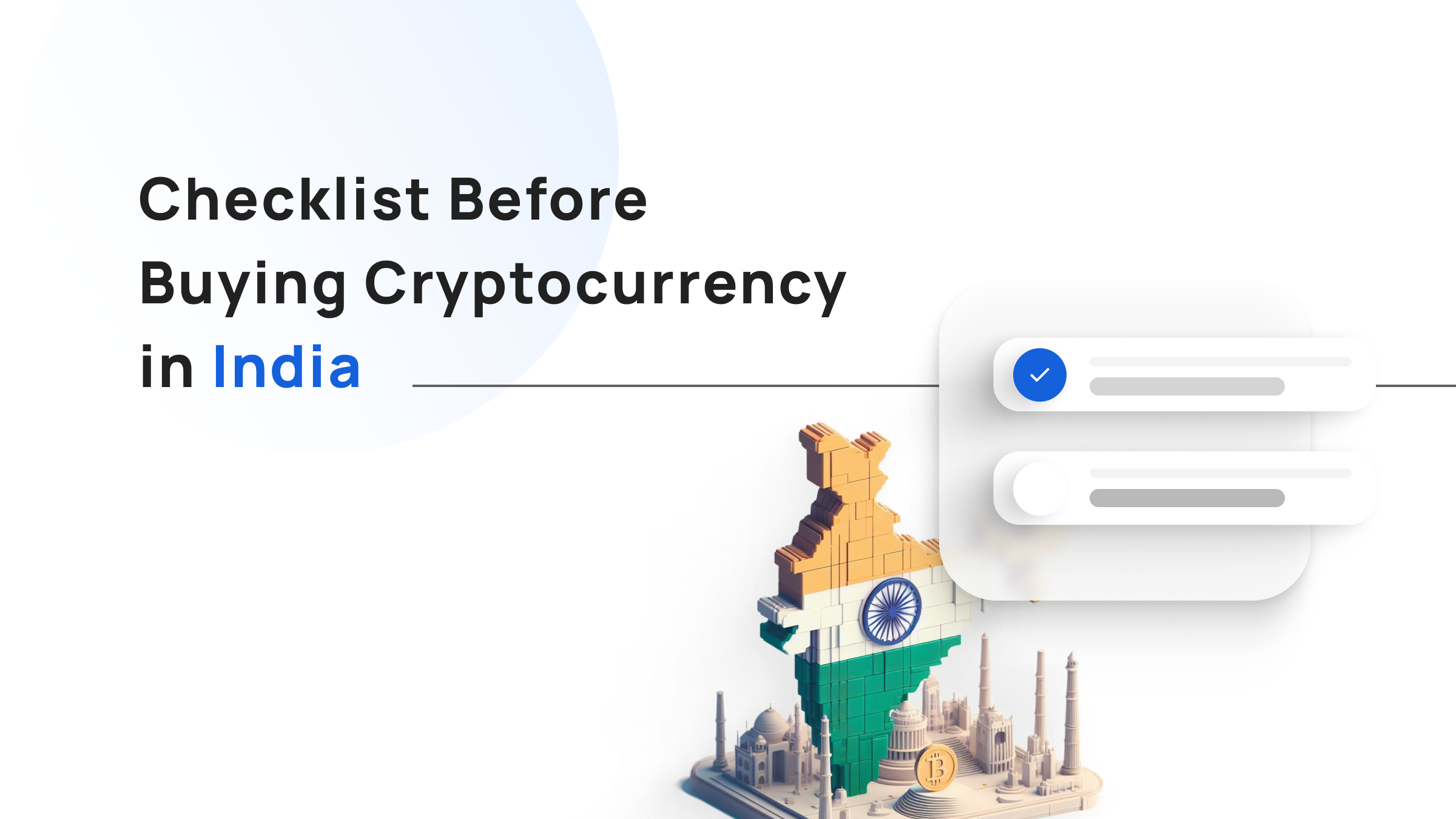 Checklist Before Buying Cryptocurrency in India