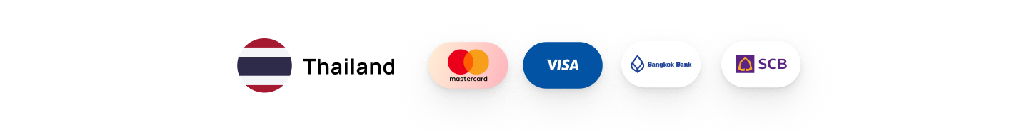 Transak Product Update - Aug 2022 - New Local Payment Methods added for Thailand