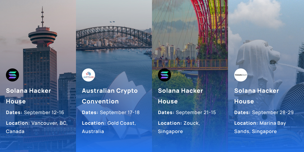 Top Crypto Events to Look Out For in the Last Half of 2022 - sepetember