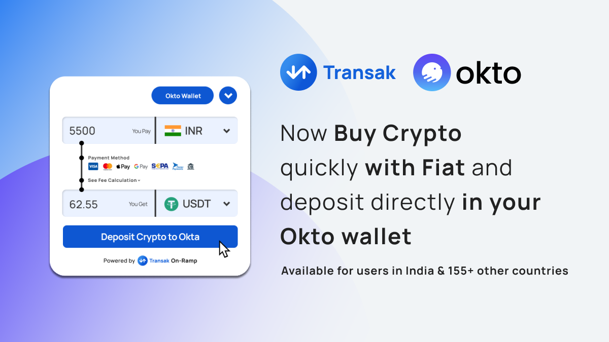 Okto Users Can Now Purchase Crypto with Popular Payment Methods in