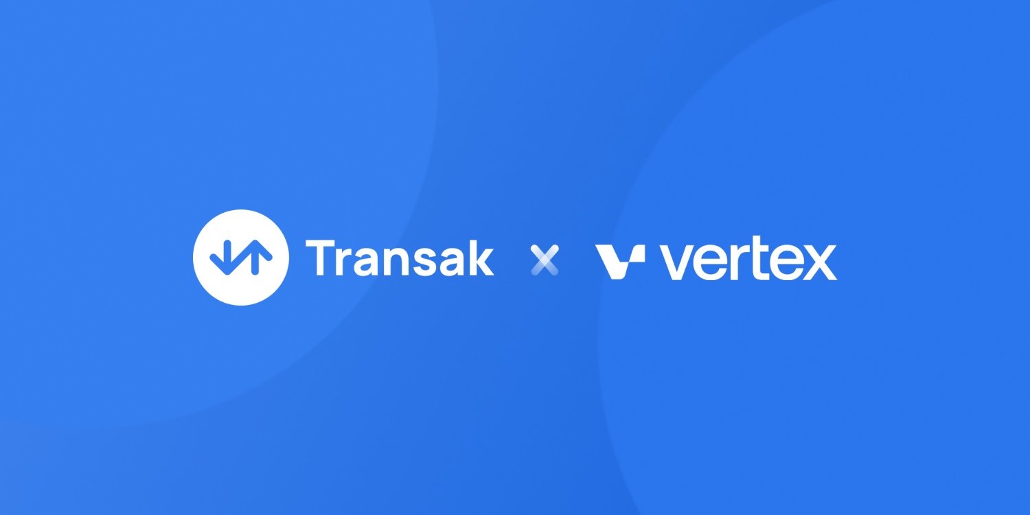 Transak and Vertex partner